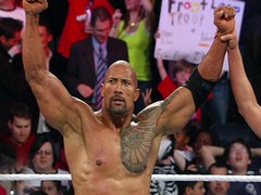 The Rock wins