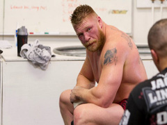 Brock Lesnar Lockerroom