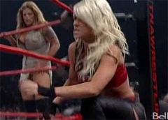 Angelina auf dem Apron