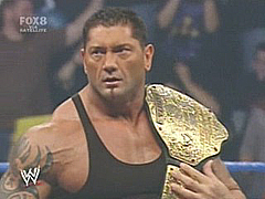 Batista with belt