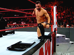 Finn Balor finds a chair